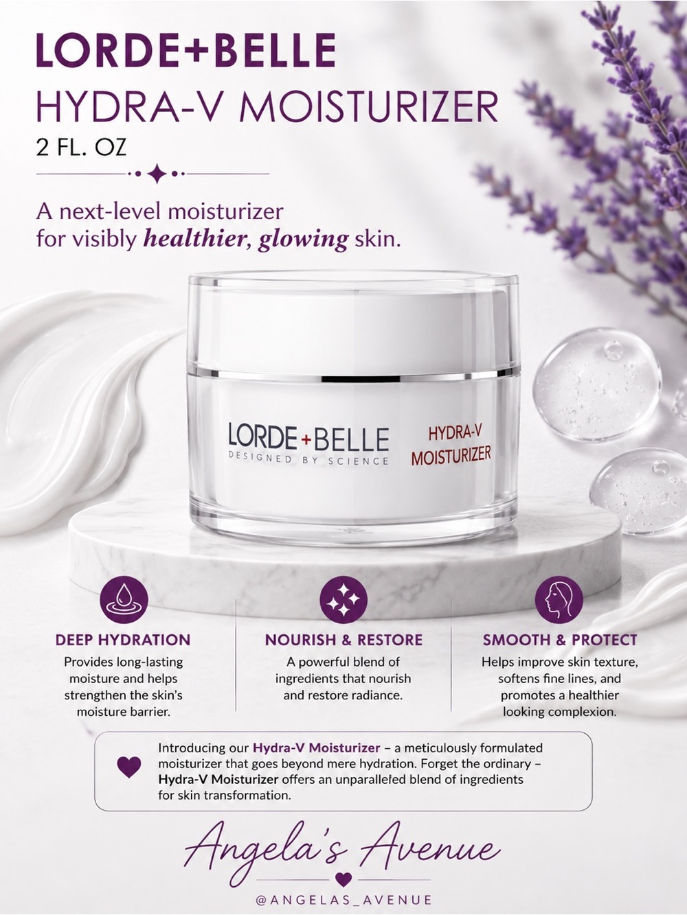 LORDE & BELLE Hydra-V Moisturizer